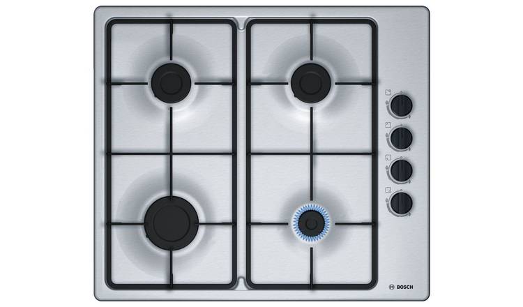 Bosch PBP6B5B60 Gas Hob - Stainless Steel