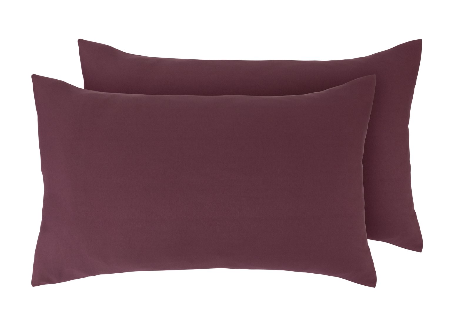 Silentnight Supersoft Standard Pillowcase Pair - Mulberry