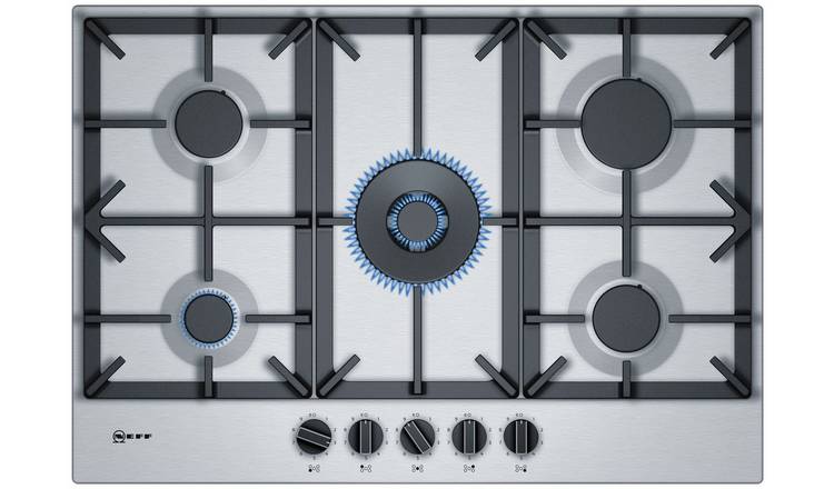 Neff T27DS59N0 Gas Hob - Stainless Steel