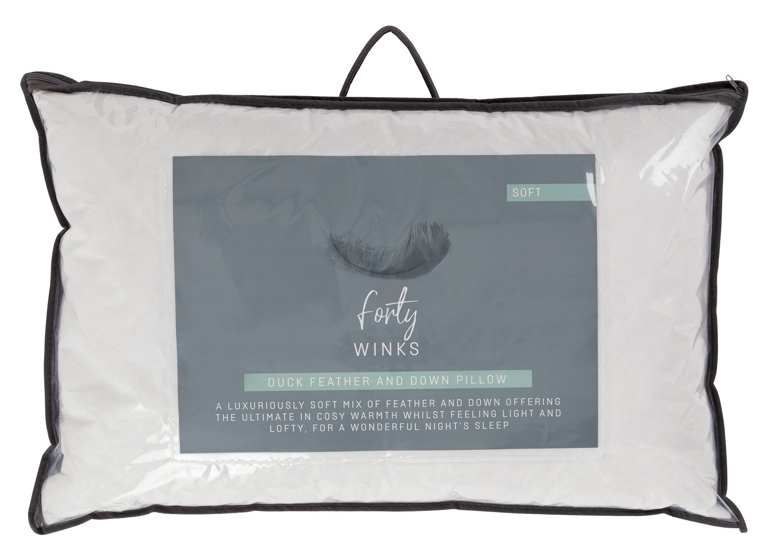 Forty Winks Duck Feather and Down Soft Pillow Review