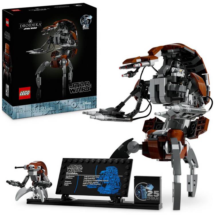 LEGO Star Wars Droideka Model Set for Adults 75381 0