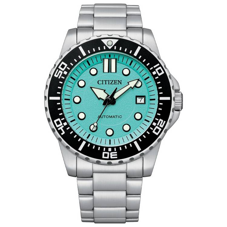 Citizen Men's Aqua Dial Auto Sport Bracelet Watch 0