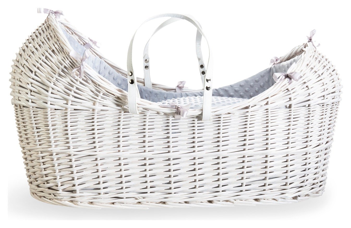 Clair de Lune Noah Pod Basket with Dimple Grey Stand