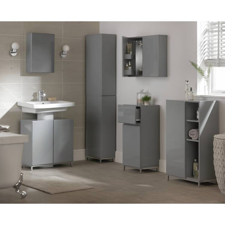 Argos Home Gloss Tallboy - White 0