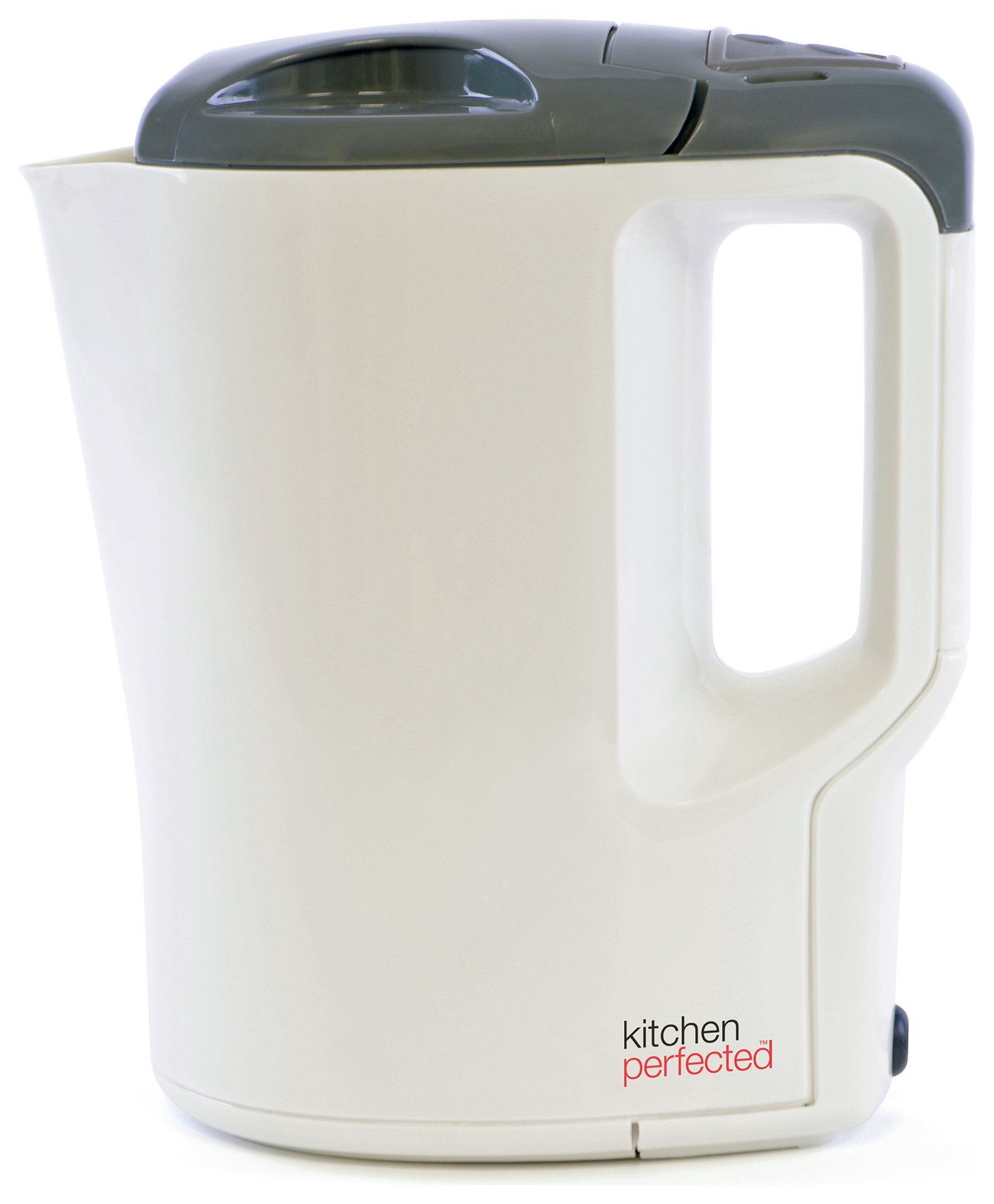 Lloytron Travel Kettle with Cups - Cream/Grey