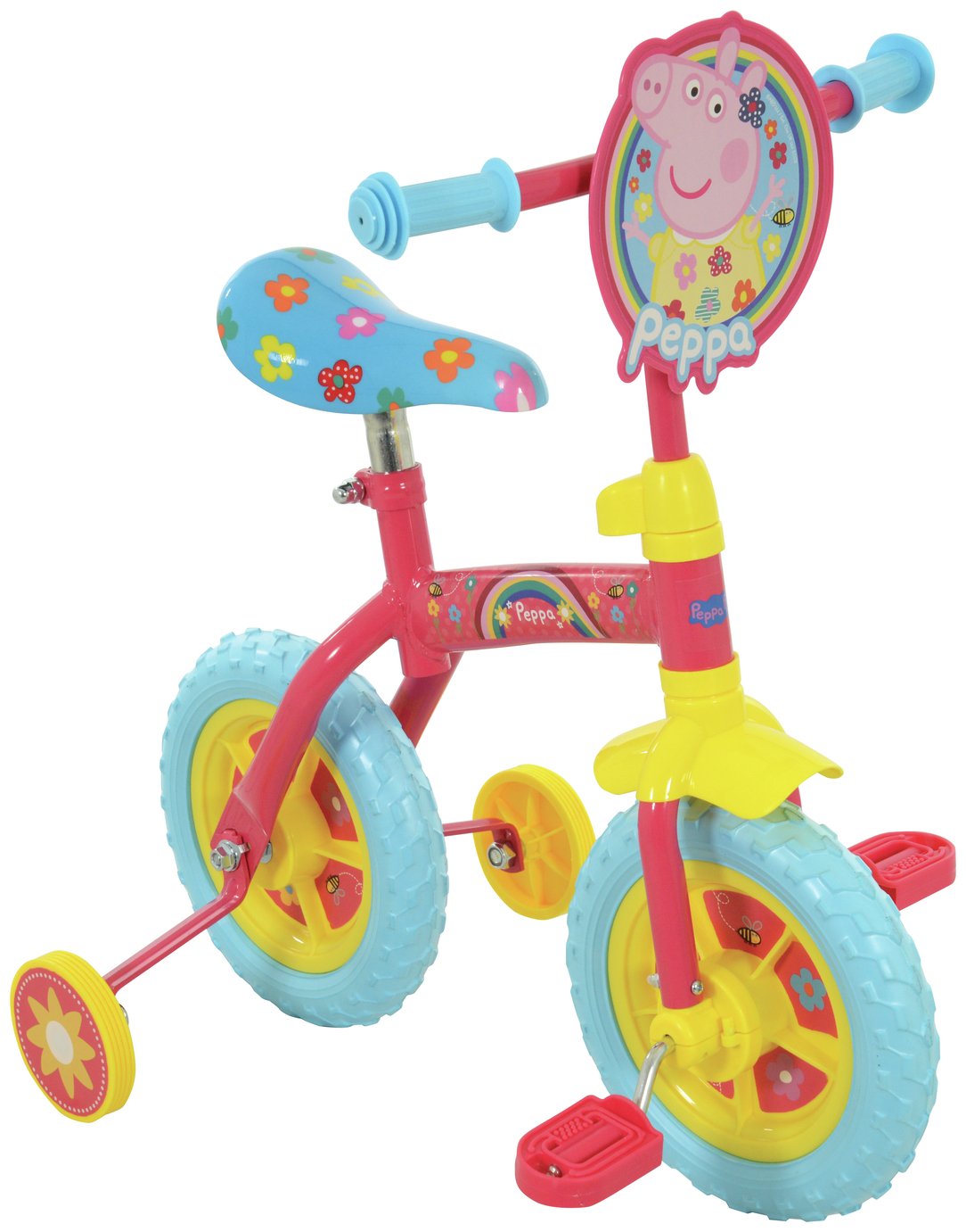 Peppa Pig 2 in 1 10 Inch Trainer Bike