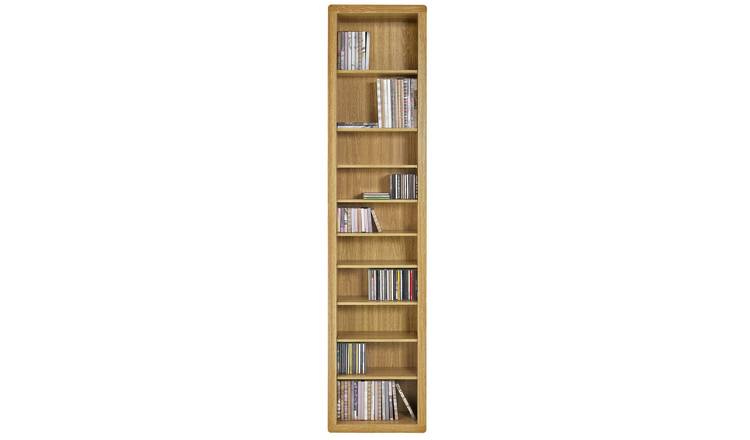 Buy Argos Home Portland Dvd And Cd Storage Tower Oak Effect