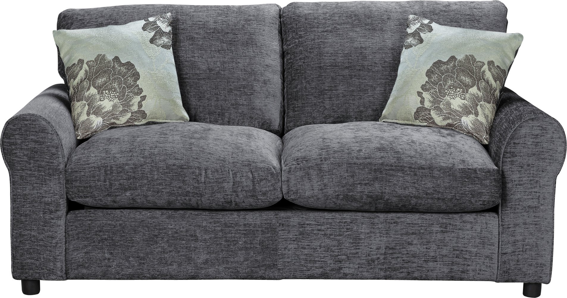 Argos Home Tessa 2 Seater Fabric Sofa Bed - Charcoal