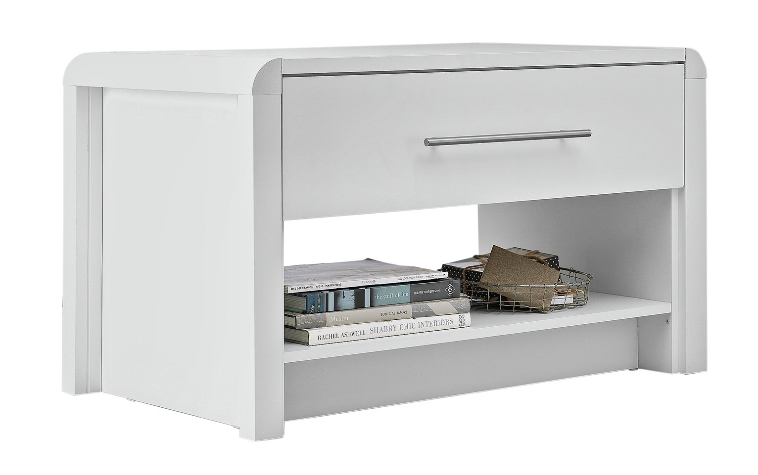 Argos Home Elford 1 Drawer Coffee Table - White