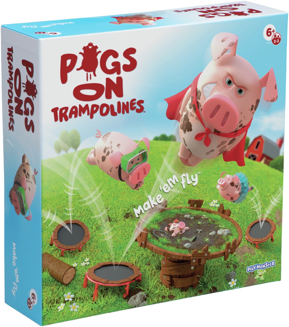 Pigs On Trampolines Game