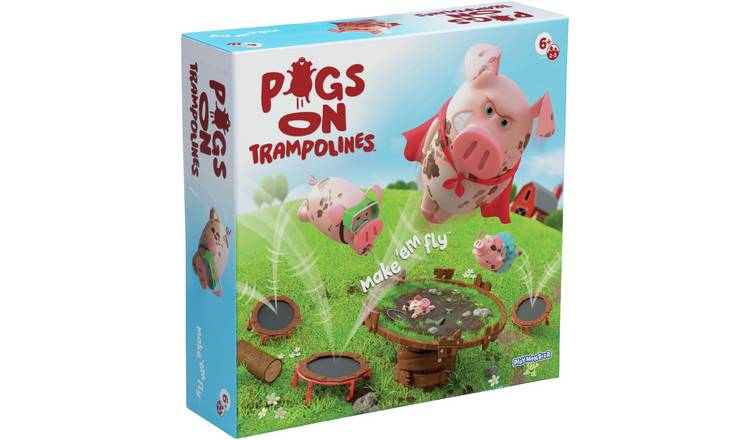 Pigs On Trampolines Game