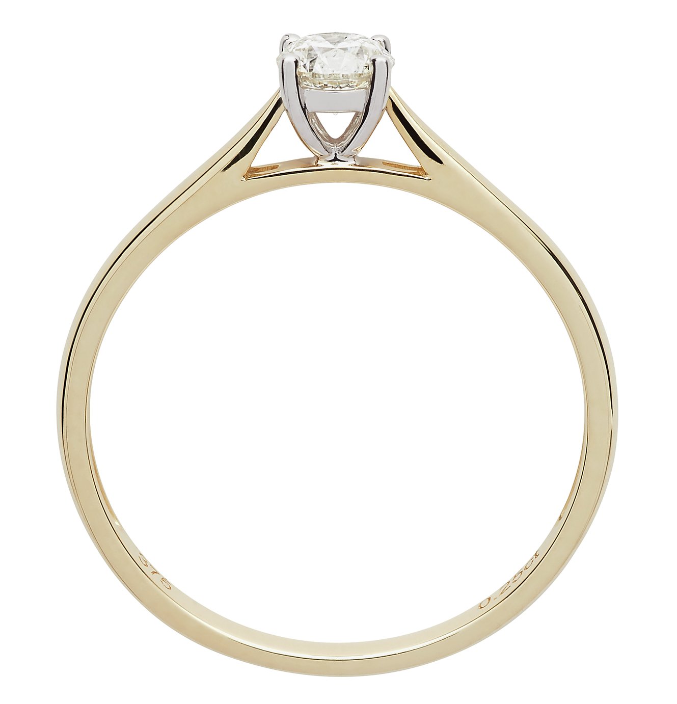 Revere 9ct Gold 0.25ct Diamond Solitaire Ring Review