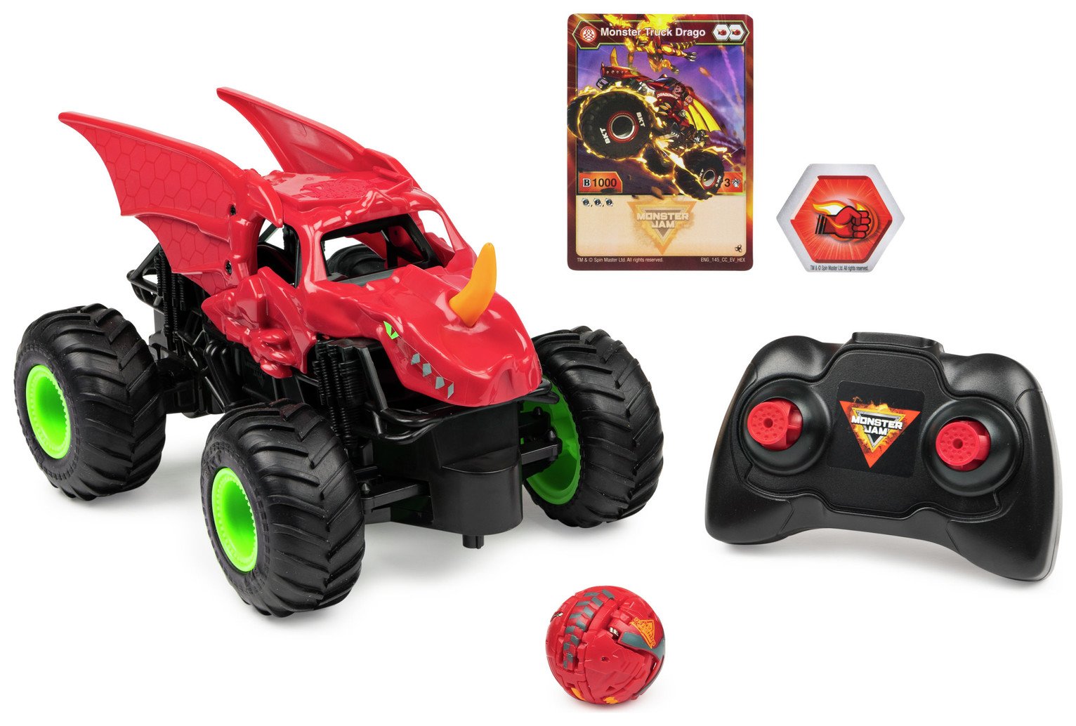 Monster Jam  Bakugan 1:24 Radio Controlled Truck