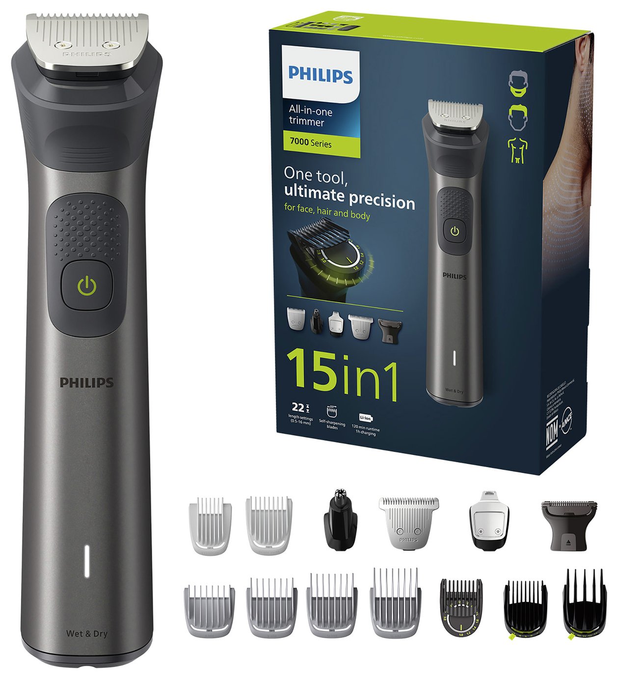 Philips 15 in 1 Beard Trimmer and Hair Clipper Kit MG7940/15