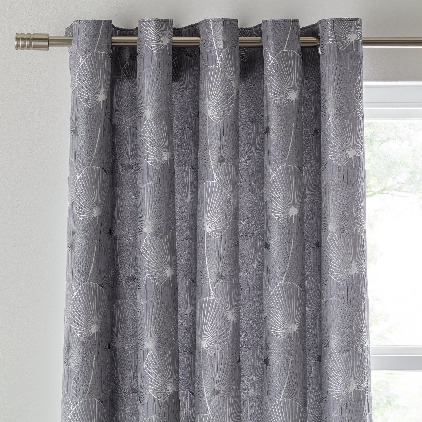 Argos Home Ginko Jacquard Lined Eyelet Curtains Review