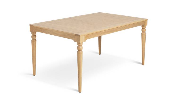 Habitat Barnwell Oak 6 Seater Dining Table - Natural