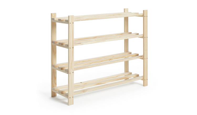 Wooden shelving deals units argos