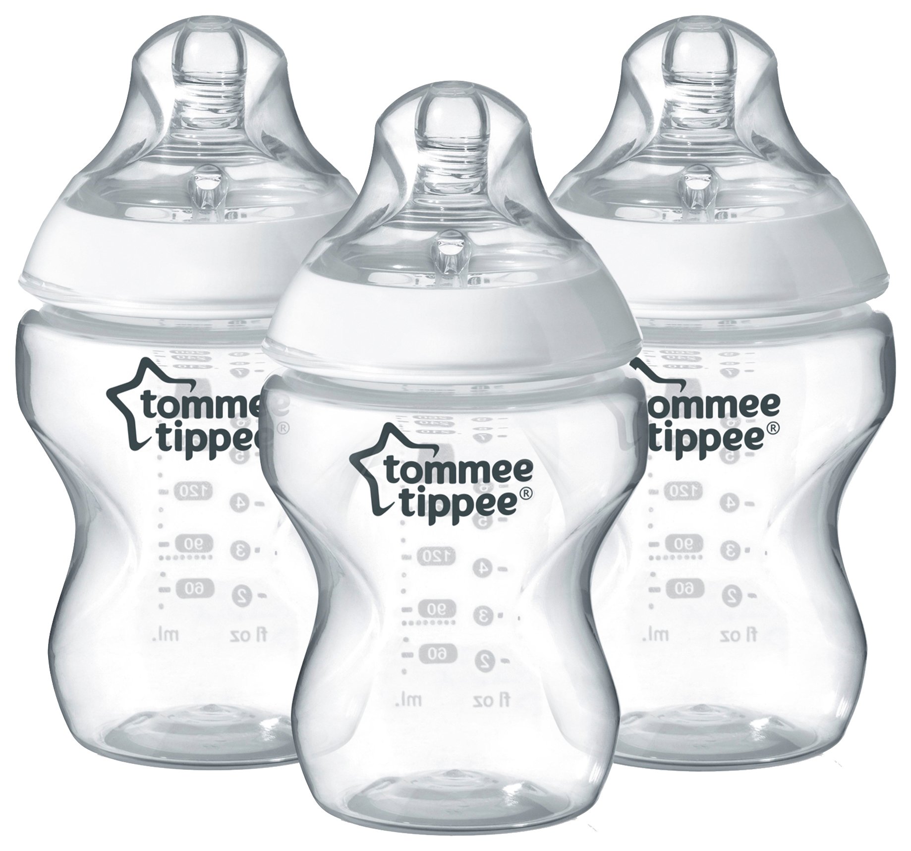 Tommee Tippee Closer to Nature Bottles 260ml x 3