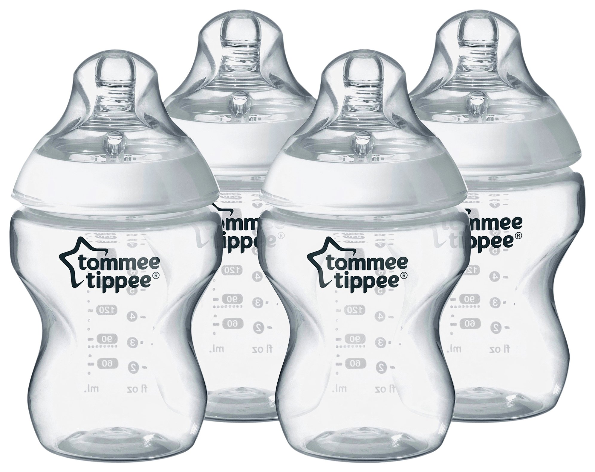 Tommee Tippee Closer to Nature Bottles 260ml x 4