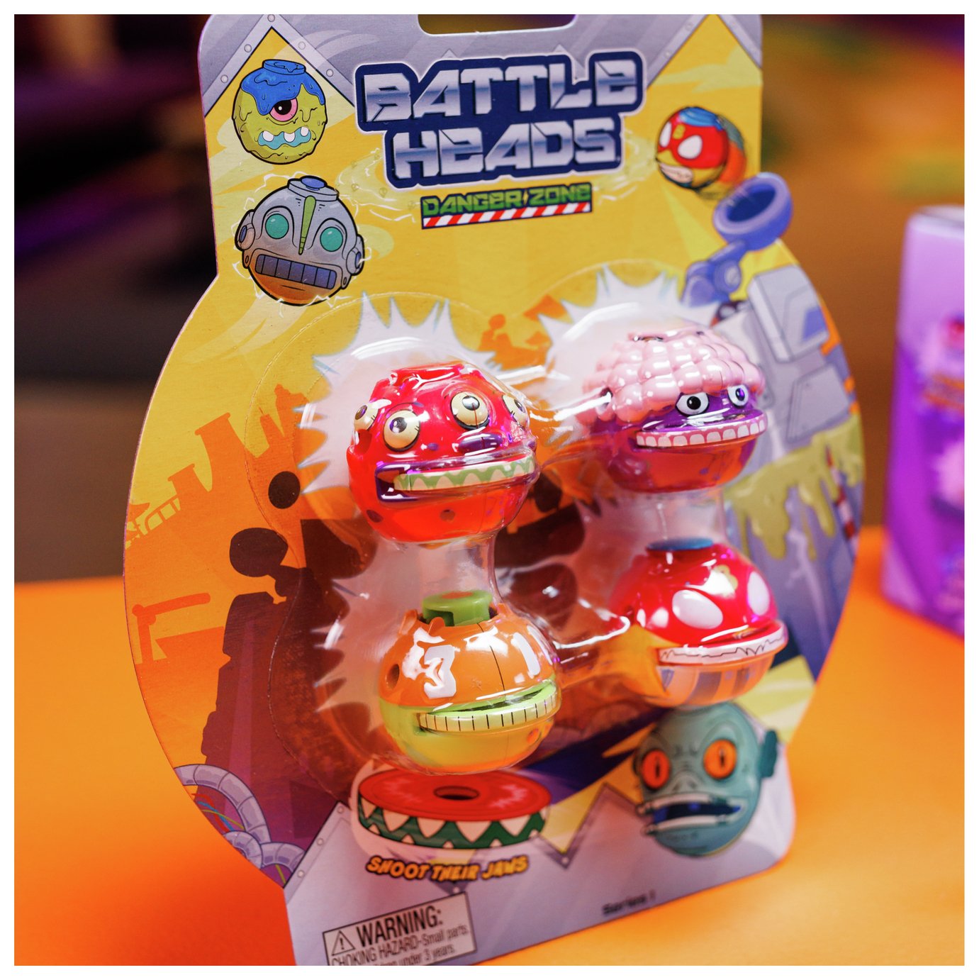 Battle Heads Danger Zone Playset-Pack of 4