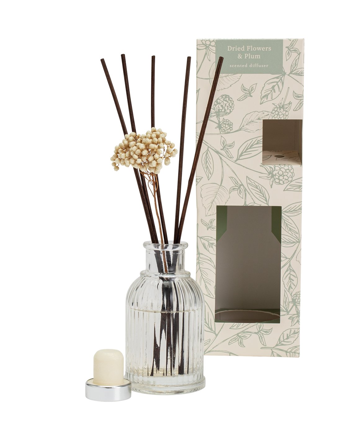 Argos Home Scented Reed Diffuser - Dried Flowers & Plum