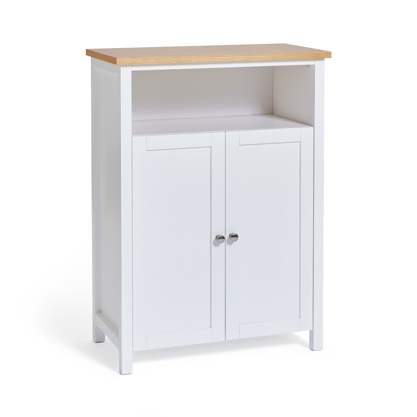 Argos Home Livingston 2 Door Bathroom Cabinet - White