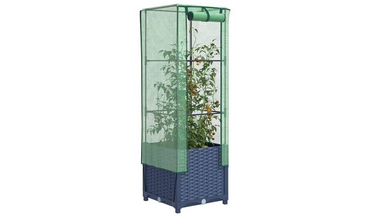 Walplus Iron Raised Garden Bed - 40 x 40 x 139 cm