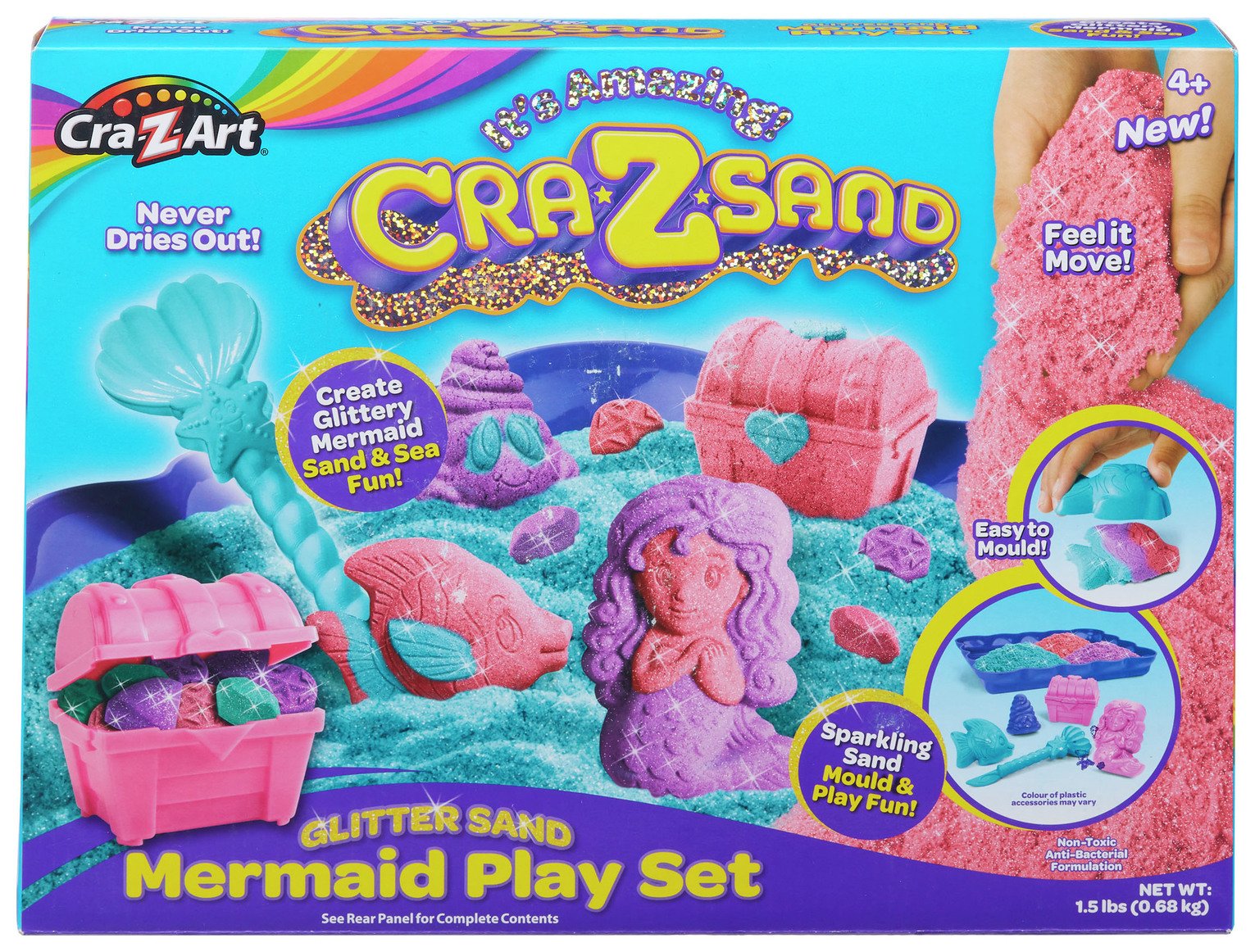 crazy sand mermaid playset