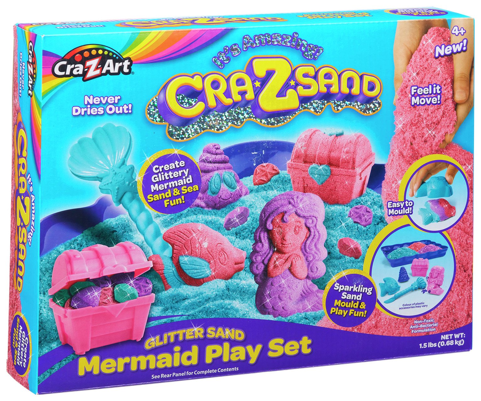 crazy sand mermaid playset