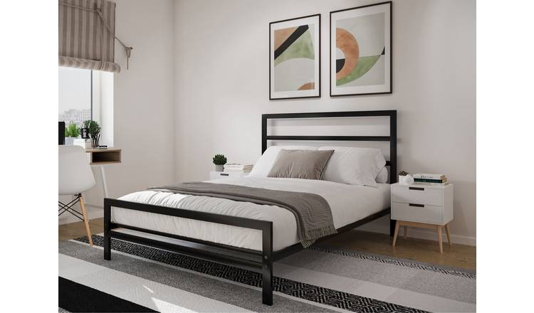 Snuggle Beds Thor Black Metal Bed Frame - Single