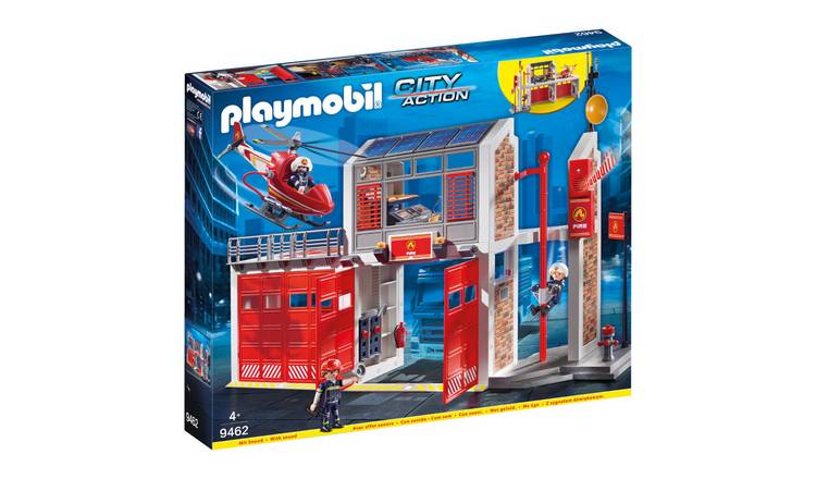 Playmobil City Action Fire Station with Fire Alarm