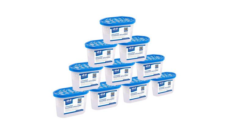 Harbour Housewares Interior Dehumidifiers - Unscented - Pack of 10 - 500ml