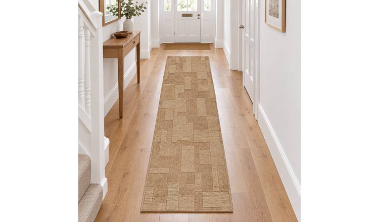 Villeroy & Boch Beige 1906 Wilhelmine Wool Runner Rug - 80 x 250cm