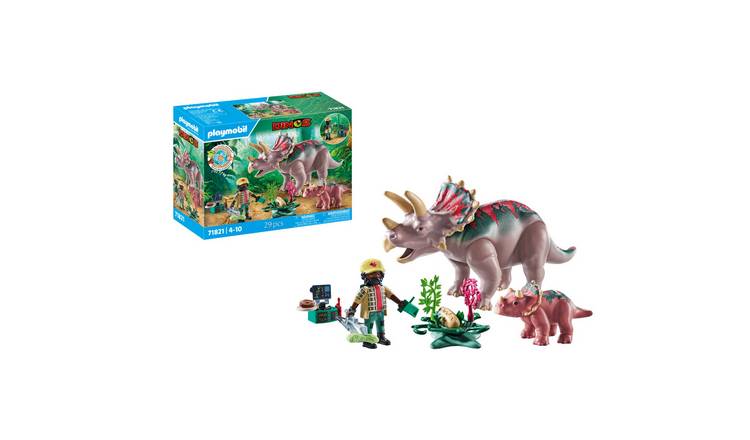 Playmobil Dinos Triceratops with Baby