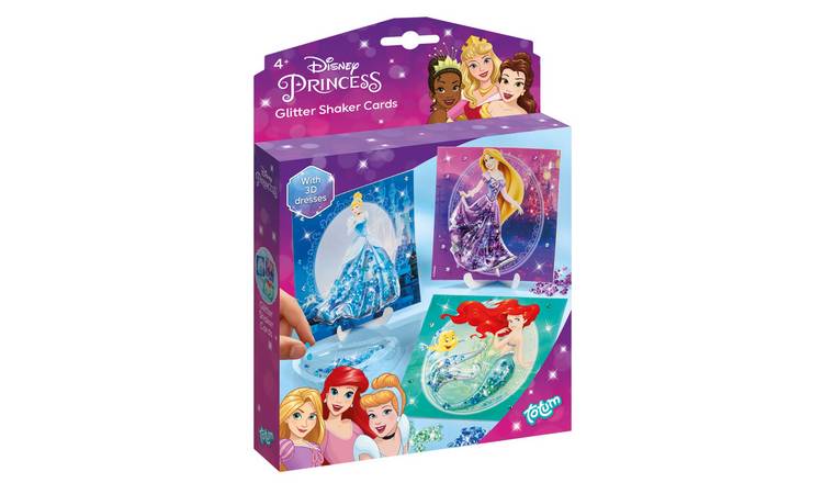 Totum Disney Princess Glitter Shaker Cards Craft Set
