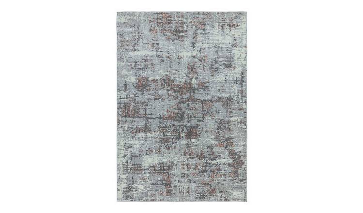 Mega Flooring Grey Modern Abstract Rug - 160 x 230cm