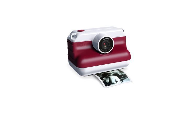 KIDYWOLF KPRINT Instant Thermal Printing Camera - Red