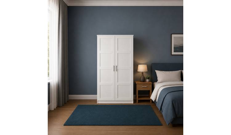 Home Treats Oslo 2 Door Wardrobe - White