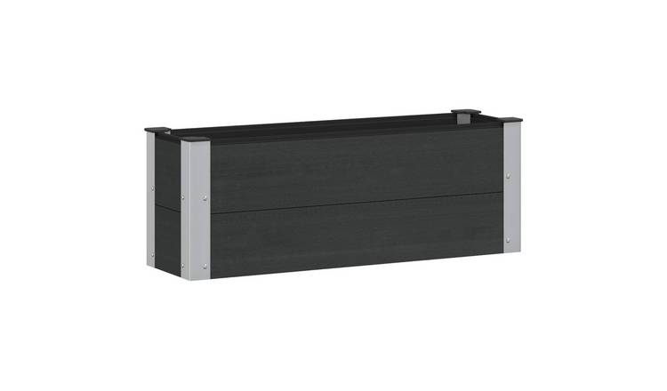 Walplus Raised Garden Bed - Black - 100 x 30 x 36 cm