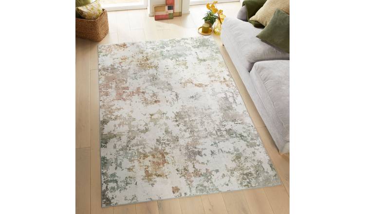 Mega Flooring Grey Modern Abstract Rug - 120 x 180cm