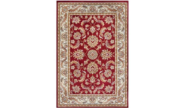 Hanse Home Cream and Red Reni Luxor Oriental Vintage Rug - 57 x 90cm
