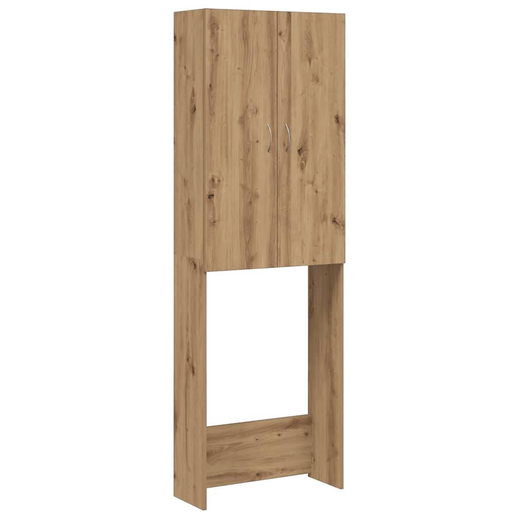 Walplus Washing Machine Cabinet Artisan - Artisan Oak - 64 x 25.5 x 190 cm - Image 2