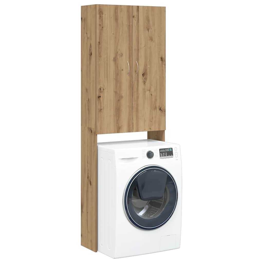 Walplus Washing Machine Cabinet Artisan - Artisan Oak - 64 x 25.5 x 190 cm - Image 5