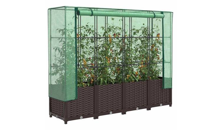 Walplus Steel Raised Garden Bed - 160 x 40 x 138 cm