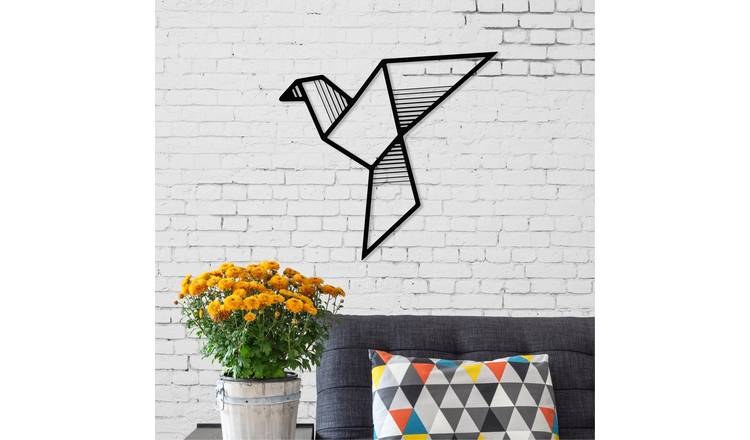 Decortie Metal Wall Art No.14 Fly Metal Wall Art - Black