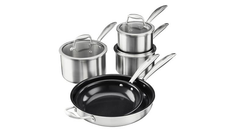 Cooks Professional Tri-Ply 5 Piece Cookware Set