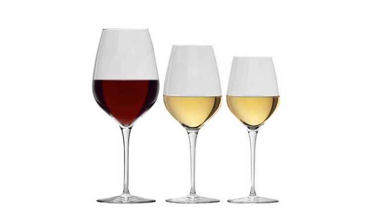 Bormioli Rocco 18 Piece Inalto Tre Sensi Wine Glasses Set