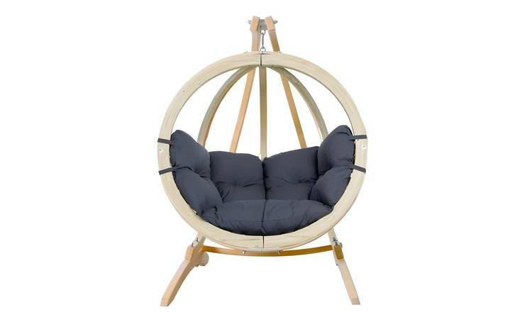 Amazonas Globo Hanging Chair Set - Anthracite