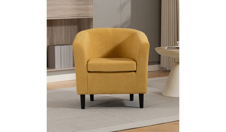 Artemis Home Beulah Fabric Accent Chair - Yellow