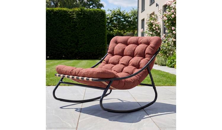 Artemis Home Solace Outdoor Rocking Chair - Terracotta
